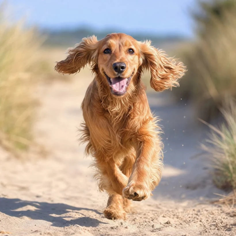 Renewell product and happy dog