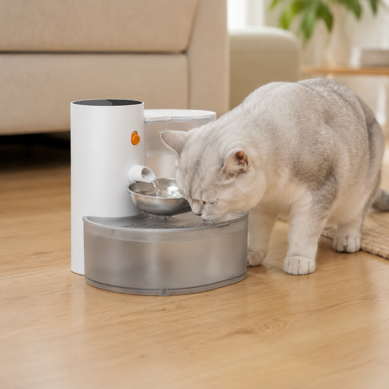 03 Cat Drinking