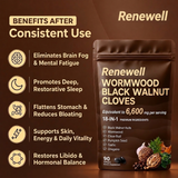 Renewell Wormwood Parasite Cleanse natural white Renewell logo