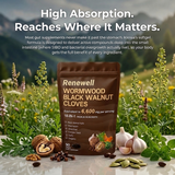 Renewell Wormwood Parasite Cleanse natural white Renewell logo